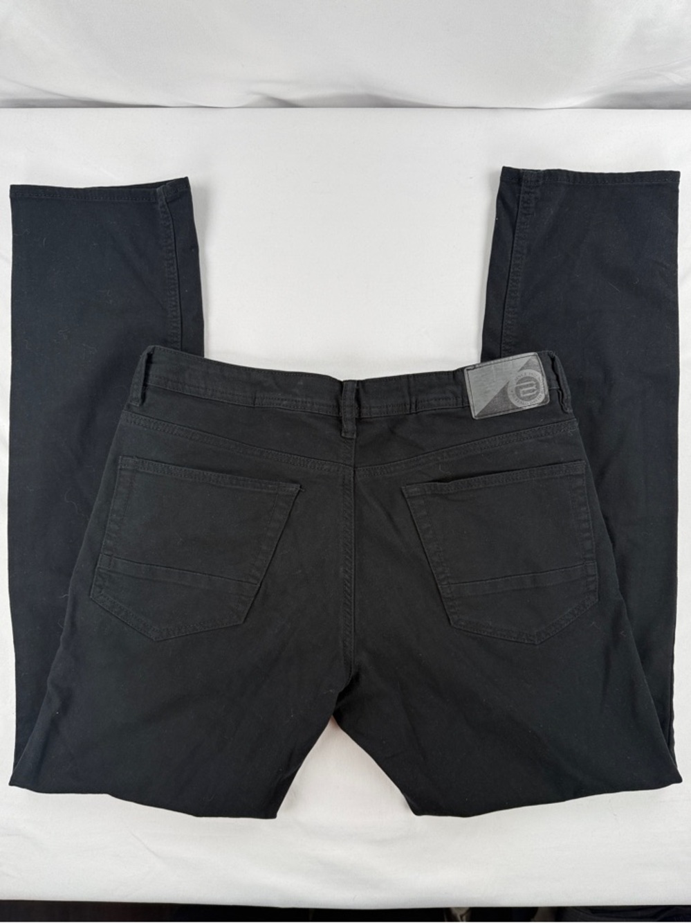 Buffalo David Bitton Men's Slim Straight Jeans in Black